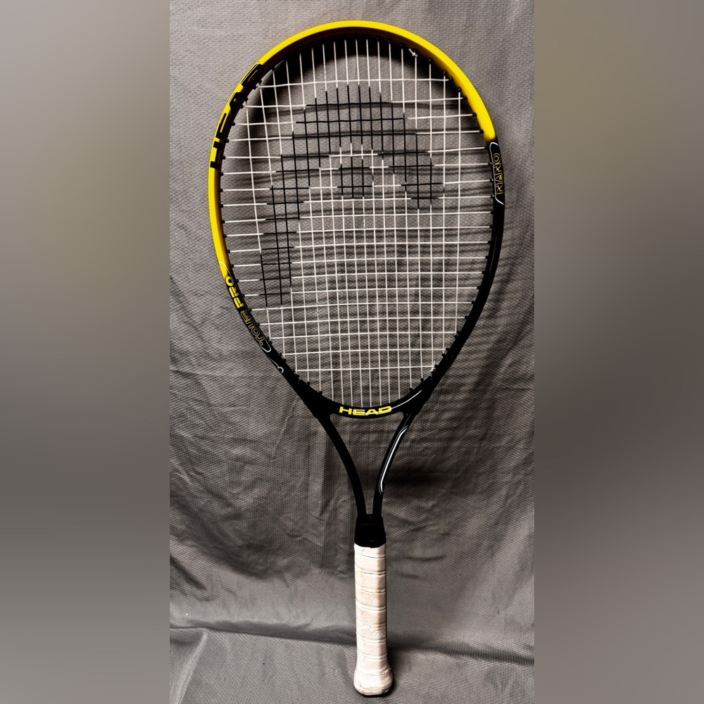 Head Tour Pro Nano Titanium Tennis Racquet 4 1/2 Black Yellow Racket